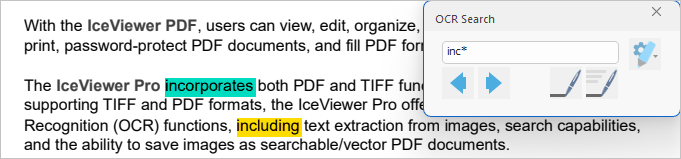 OCR the scanned documents
